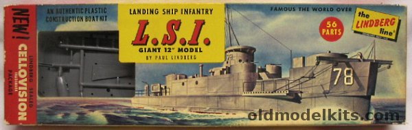 Lindberg 1/150 LSI Infantry Landing Ship - Bagged, 754 plastic model kit